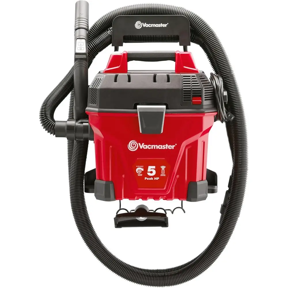 5 Gallon 5 HP Remote Control Wall-Mounted Wet/Dry Vacuum
5 Gallon 5 HP Remote Control Wall-Mounted Wet/Dry Vacuum