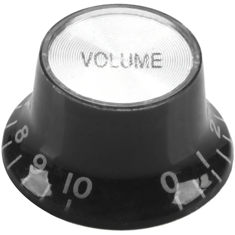 ABVB-Guitar Knobs 10 Volumes And 10 Tones Silver Top Hat Bell
ABVB-Guitar Knobs 10 Volumes And 10 Tones Silver Top Hat Bell