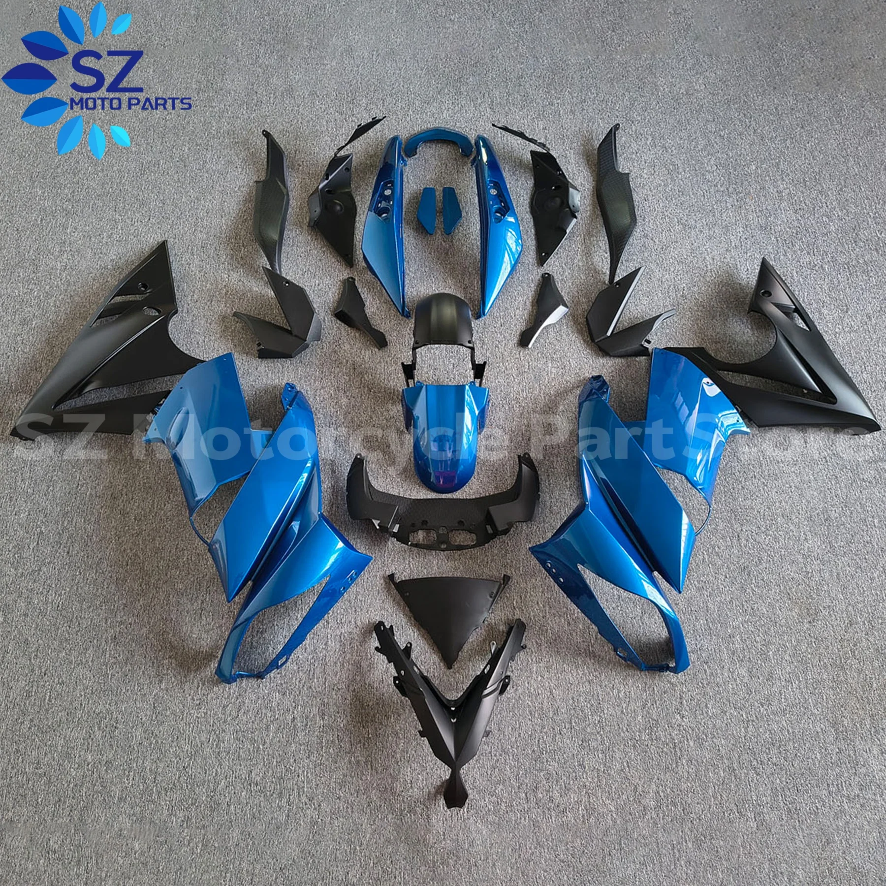 Plastic Fairings For NINJA 650R 2009 - 2011 Blue Fairings ER6F 2011 Abs Fairing for Kawasaki ER-6F 09 10 11
Plastic Fairings For NINJA 650R 2009 - 2011 Blue Fairings ER6F 2011 Abs Fairing for Kawasaki ER-6F 09 10 11