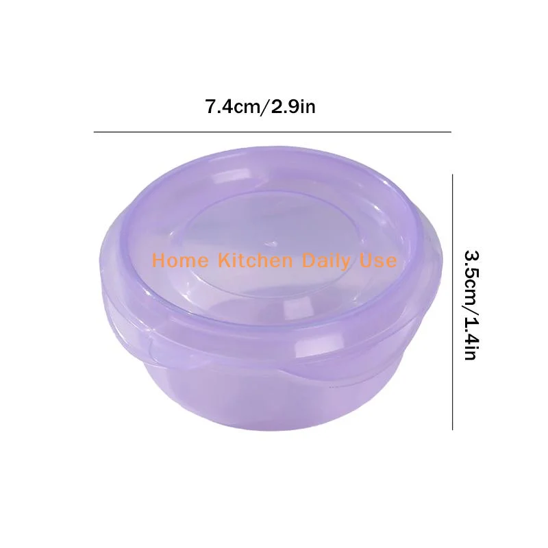 portable1 4 Pcs Mini Plastic Sauce Box With Lid Small Round Sealed Food Container For Dipping Condiments Camping Bento
portable1 4 Pcs Mini Plastic Sauce Box With Lid Small Round Sealed Food Container For Dipping Condiments Camping Bento
