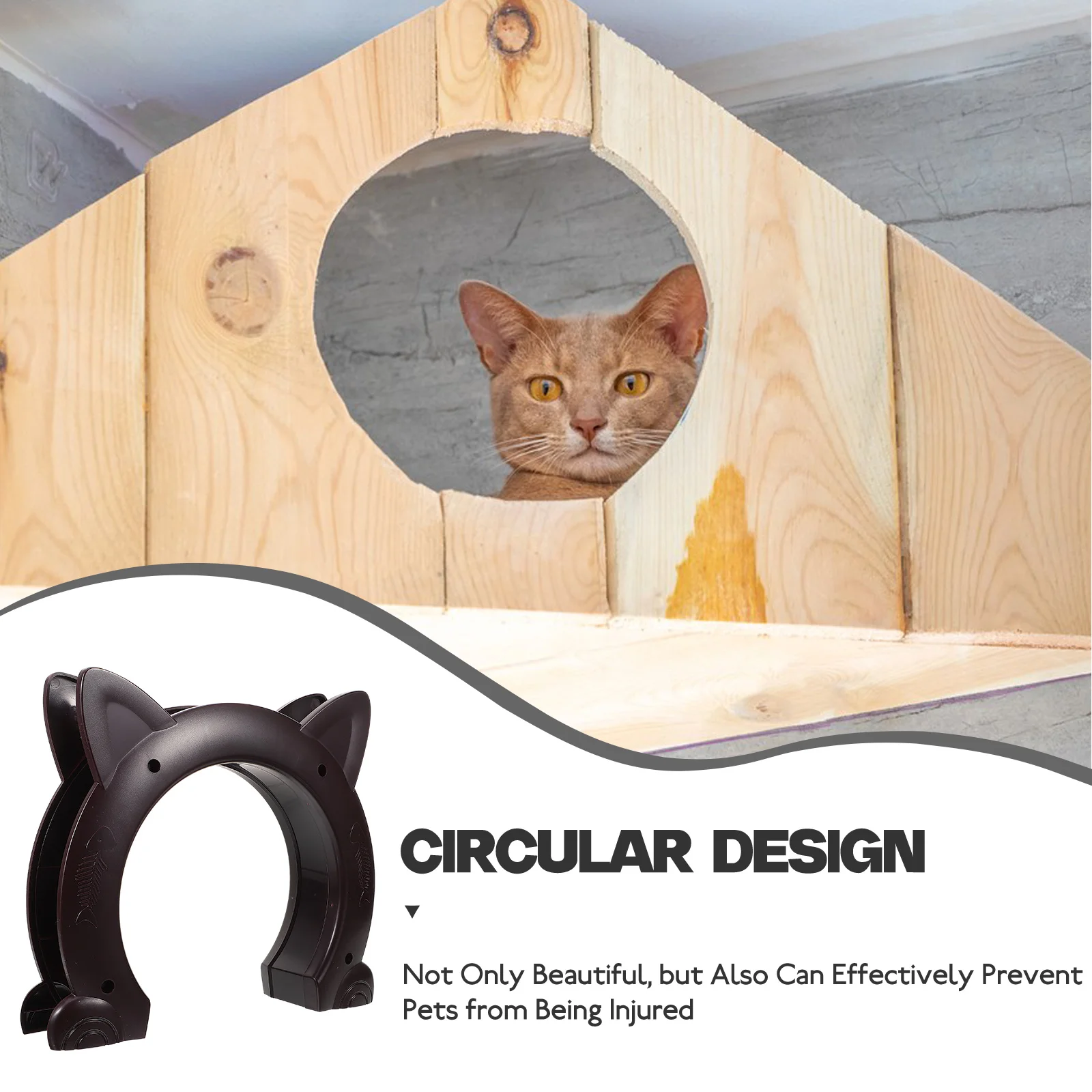 Pet Dog Kitten Small Animal Door Kitten Indoors Door L Size Brown Plastic Wood Shaped Heavy Duty Household Decor
Pet Dog Kitten Small Animal Door Kitten Indoors Door L Size Brown Plastic Wood Shaped Heavy Duty Household Decor