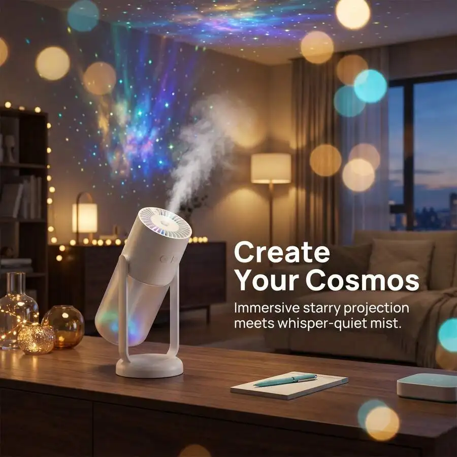 Creative Portable Aromatherapy Humidifier With Colorful Night Light, Cold Mist Evaporative, Single Room, Small Size, Ideal For H
Creative Portable Aromatherapy Humidifier With Colorful Night Light, Cold Mist Evaporative, Single Room, Small Size, Ideal For H