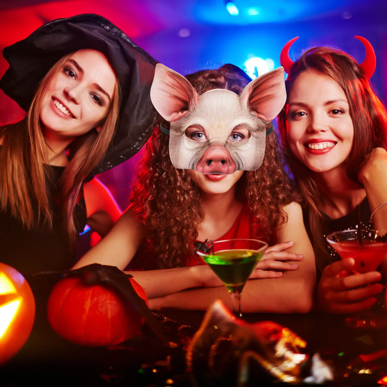 Realistic Pig Half Face Halloween Animal Mask Party Festival Cosplay Carnival Costume Masquerade Prop Animal Mask
Realistic Pig Half Face Halloween Animal Mask Party Festival Cosplay Carnival Costume Masquerade Prop Animal Mask
