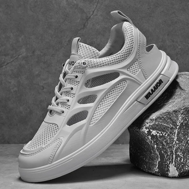 2025 Summer Men's Breathable Mesh Sneakers Hollow Out Baotou Casual Shoes Lightweight Lace-Up Cave Beach Wading Men Sandals 2026
2025 Summer Men's Breathable Mesh Sneakers Hollow Out Baotou Casual Shoes Lightweight Lace-Up Cave Beach Wading Men Sandals 2026