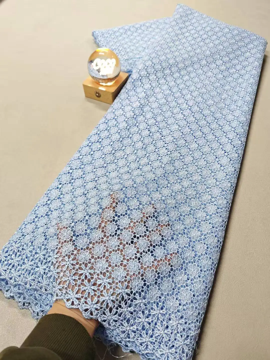 Premiu Nigerian Lace Fabric( 5Yards) - Luxury Embroidered Guipure Tulle with Sequins for Wedding/Bridal Gowns,African Desig,2026
Premiu Nigerian Lace Fabric( 5Yards) - Luxury Embroidered Guipure Tulle with Sequins for Wedding/Bridal Gowns,African Desig,2026