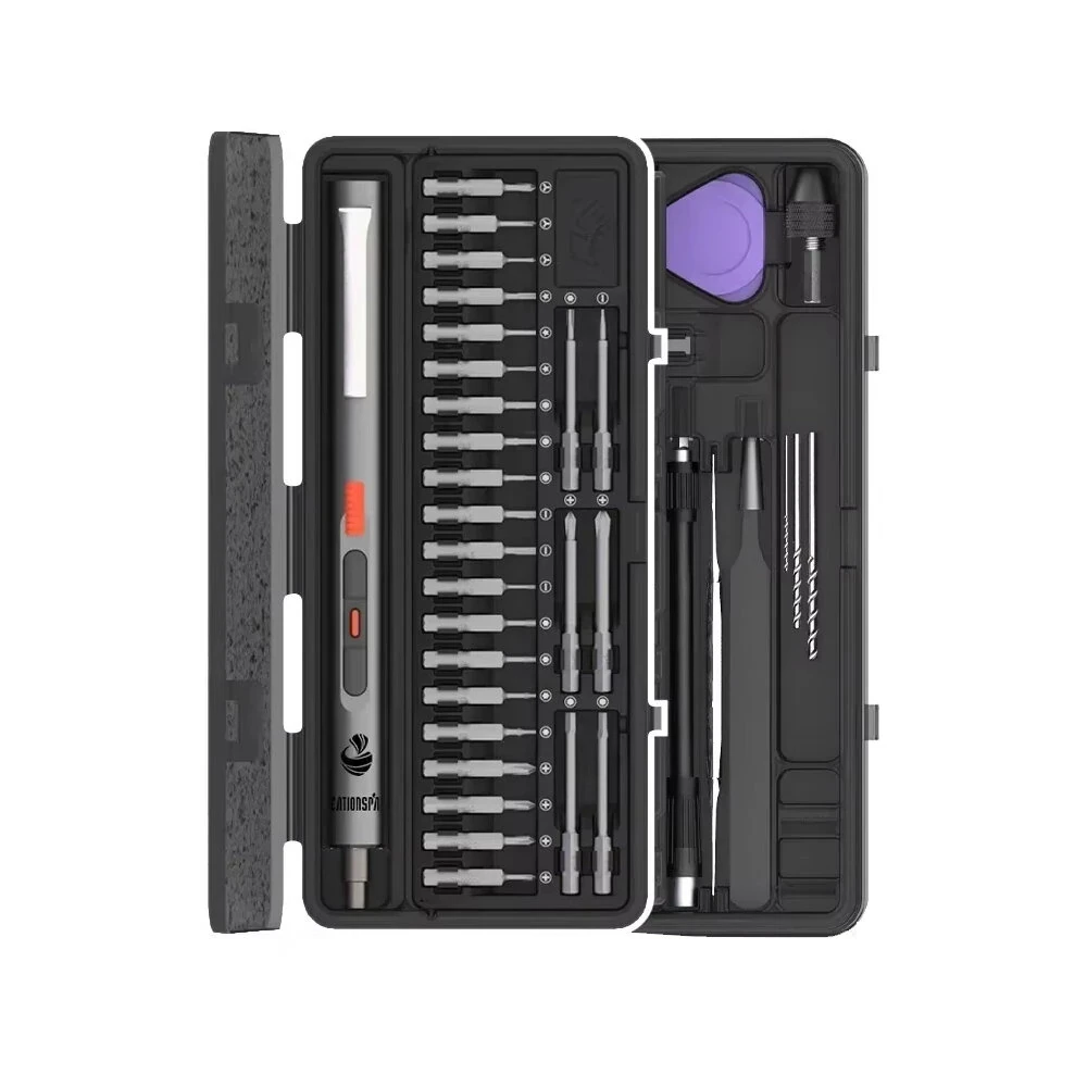 CreationSpace CS080 Mini Electric Screwdriver, Rechargeable Lithium Battery, 3 Torque Modes, LED Light, Portable Repair Tool
CreationSpace CS080 Mini Electric Screwdriver, Rechargeable Lithium Battery, 3 Torque Modes, LED Light, Portable Repair Tool