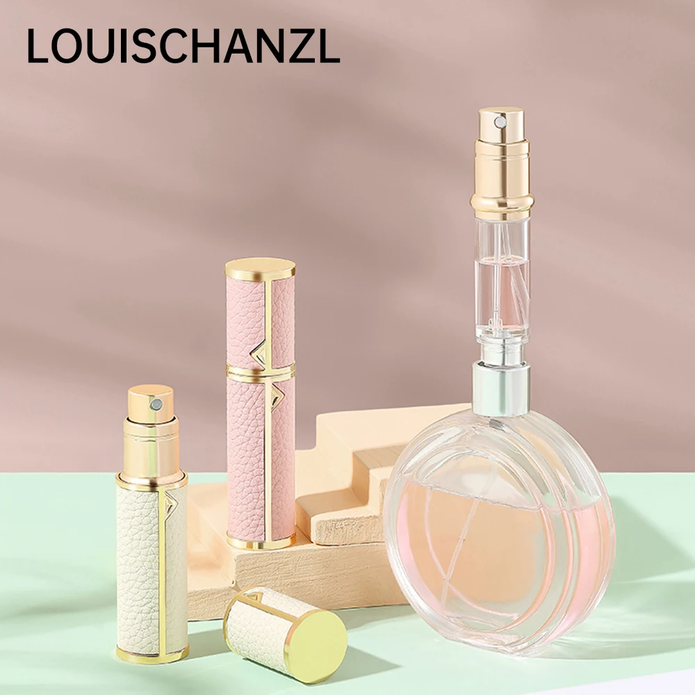 Louischanzl 5ml PU leather mini perfume Atomizer Bottle Sprayer Suitable for Boarding Tight Sealing Travel perfume refill bottle
Louischanzl 5ml PU leather mini perfume Atomizer Bottle Sprayer Suitable for Boarding Tight Sealing Travel perfume refill bottle