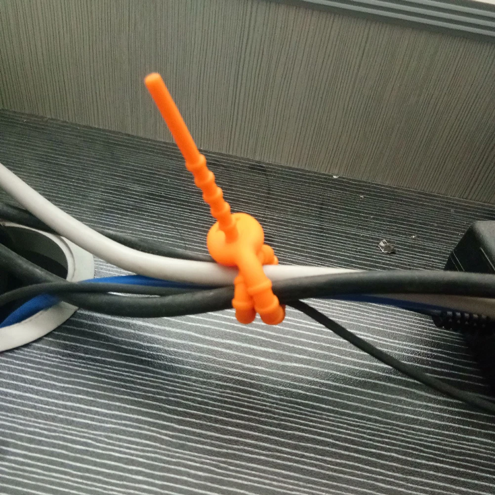 10pcs Silicone Zip Tie Food Bag Sealer Ties For Snack Bread Closure Rubber Band Cord Organizer Wrap Binder
10pcs Silicone Zip Tie Food Bag Sealer Ties For Snack Bread Closure Rubber Band Cord Organizer Wrap Binder