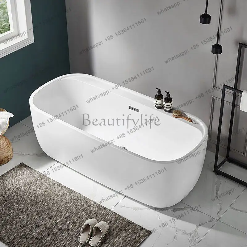 Home bathtub free-standing integrated adult acrylic homestay bathtub
Home bathtub free-standing integrated adult acrylic homestay bathtub