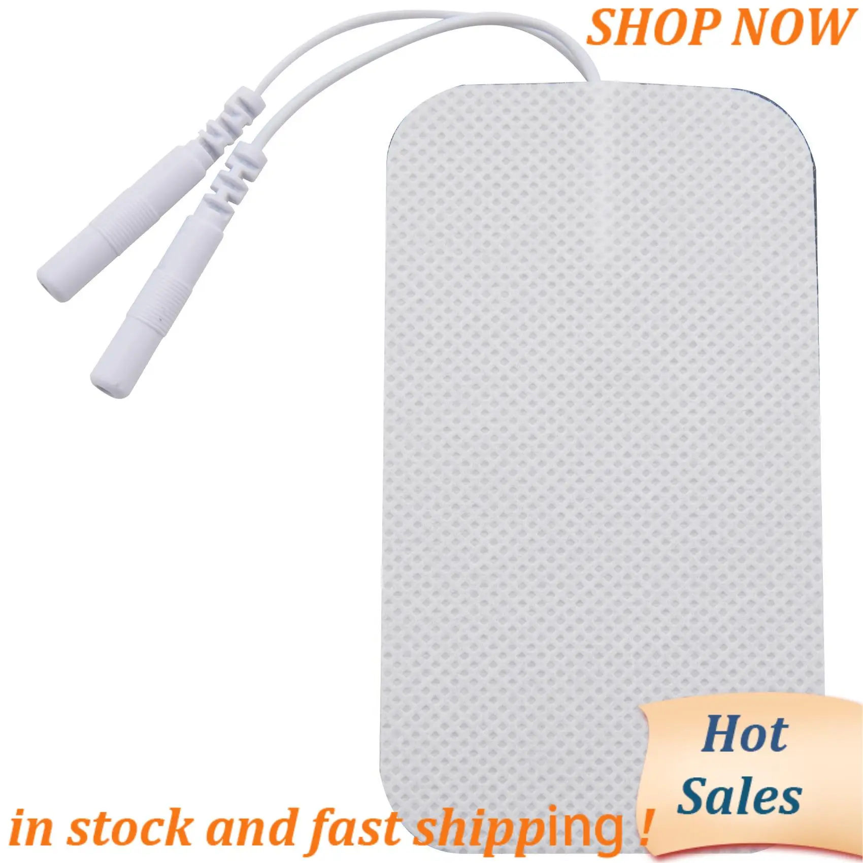 ABVB-100Pcs Self-Adhesive Electrode Pads 2Mm Plug Gel Patch For Tens Acupuncture EMS Massager Stimulator Slimming Device
ABVB-100Pcs Self-Adhesive Electrode Pads 2Mm Plug Gel Patch For Tens Acupuncture EMS Massager Stimulator Slimming Device