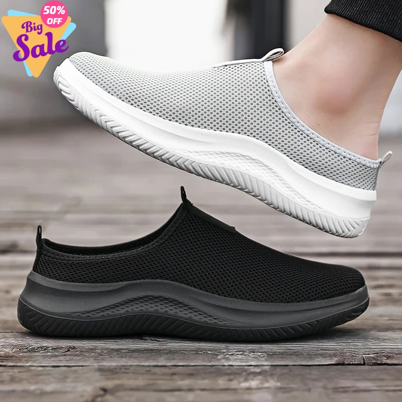 Men Casual Shoes Slip-On Half Slippers Running Shoes Men Plus Size Sport Shoes Lightweight Comforty Breathable Walking Sneakers
Men Casual Shoes Slip-On Half Slippers Running Shoes Men Plus Size Sport Shoes Lightweight Comforty Breathable Walking Sneakers