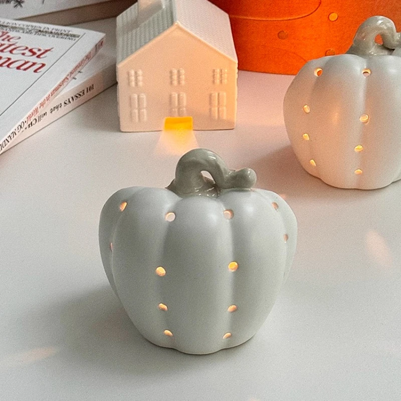 Nordic Creative Pumpkin Small House Candlestick ornaments,Aromatherapy Candle Ceramic Decoration,Festival Decoration Arrangement
Nordic Creative Pumpkin Small House Candlestick ornaments,Aromatherapy Candle Ceramic Decoration,Festival Decoration Arrangement