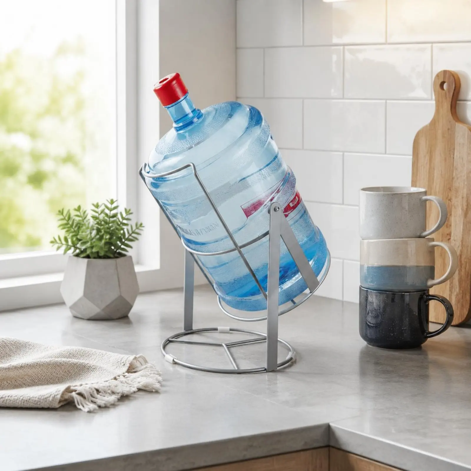 Inverted Water Dispenser Stand Easy Pouring Inverted Water Bottle Stand No Electricity Required Space-Saving for Home, Tabletop
Inverted Water Dispenser Stand Easy Pouring Inverted Water Bottle Stand No Electricity Required Space-Saving for Home, Tabletop
