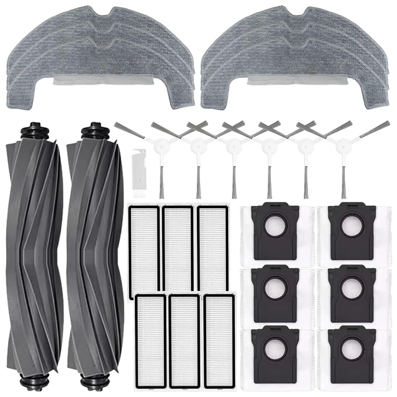 ABUD-Accessories Kit For Dreame D10 Plus Gen 2/RLD32GD Robot Vacuum Cleaner Main Side Brush HEPA Filter Dust Bag Mop Cloth
ABUD-Accessories Kit For Dreame D10 Plus Gen 2/RLD32GD Robot Vacuum Cleaner Main Side Brush HEPA Filter Dust Bag Mop Cloth