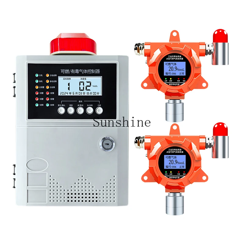 Industrial toxic combustible gas detection alarm instrument Carbon monoxide leakage detection concentration
Industrial toxic combustible gas detection alarm instrument Carbon monoxide leakage detection concentration