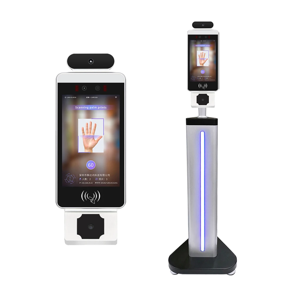 Factory Wholesale5000/ 20000/50000 Face Capacity Palm Vein Recognition device time attendance face detection
Factory Wholesale5000/ 20000/50000 Face Capacity Palm Vein Recognition device time attendance face detection
