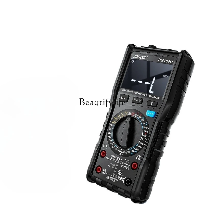 *Multifunctional high-precision hand-integrated anti-burn digital multimeter DM100C
*Multifunctional high-precision hand-integrated anti-burn digital multimeter DM100C