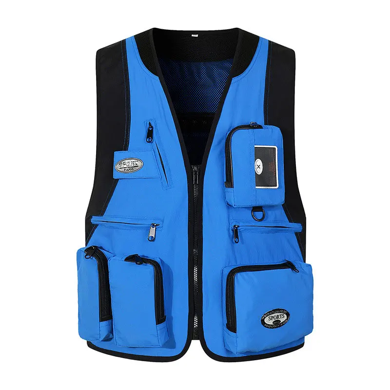 Hot Sale Director Photography Men's Vest Volunteer Work Suit Outdoor Mountaineering Travel Hiking Fishing Multi Pocket Waistcoat
Hot Sale Director Photography Men's Vest Volunteer Work Suit Outdoor Mountaineering Travel Hiking Fishing Multi Pocket Waistcoat