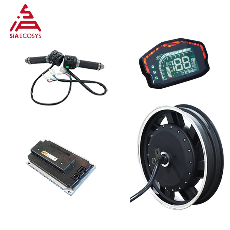 QSMOTOR 17X3.5inch 8000W 72V 120kph Hub Motor With EM200SP Controller Power Train Kits For Electric Motorcycle
QSMOTOR 17X3.5inch 8000W 72V 120kph Hub Motor With EM200SP Controller Power Train Kits For Electric Motorcycle