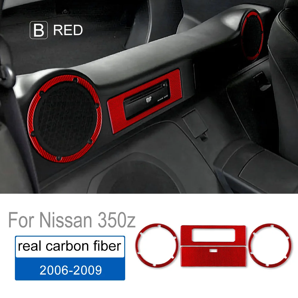 Real 3D Dry Carbon Fiber Sticker for Car Speaker Ring and Storage Box Cover Set Full Interior Upgrade Kit Compatible Nissan 350Z
Real 3D Dry Carbon Fiber Sticker for Car Speaker Ring and Storage Box Cover Set Full Interior Upgrade Kit Compatible Nissan 350Z
