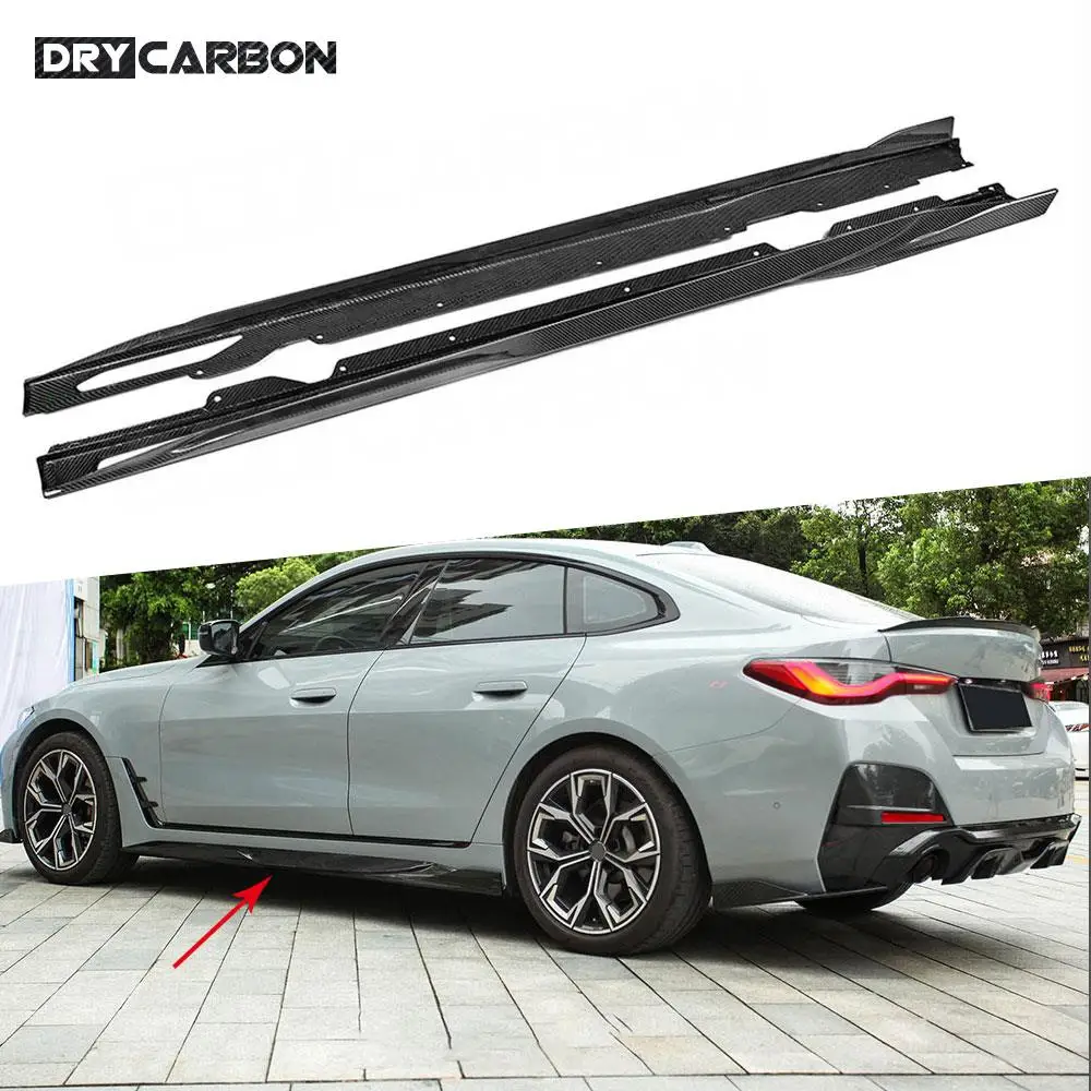 Side Skirts Car Accessories Dry Carbon Fiber Side Skirt Extension Body Kit Lip Splitters for BMW G26 M Sport Sedan 2020+
Side Skirts Car Accessories Dry Carbon Fiber Side Skirt Extension Body Kit Lip Splitters for BMW G26 M Sport Sedan 2020+