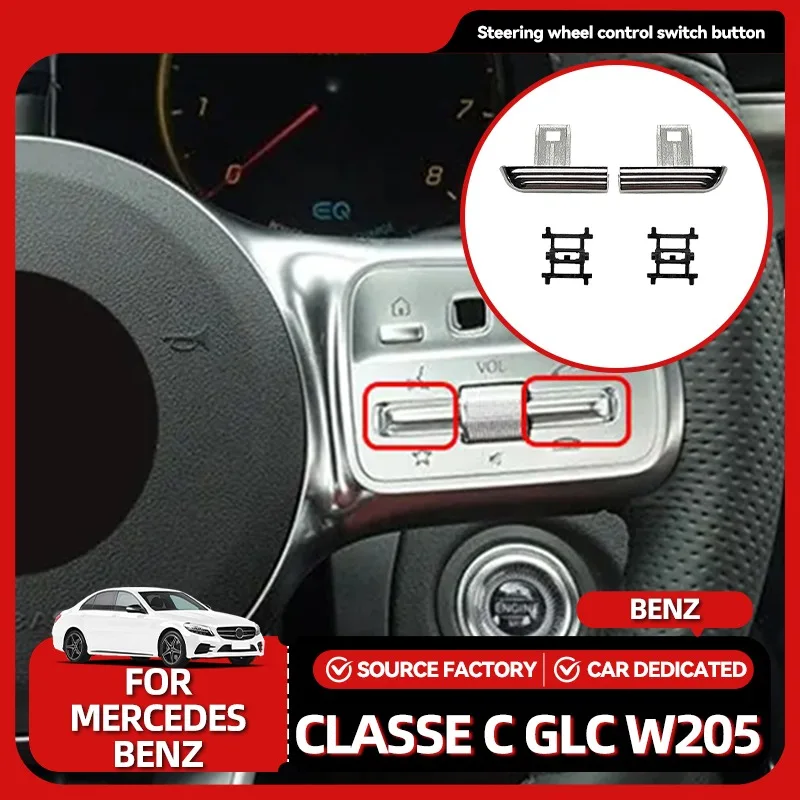 Внутренние наклейки, автомобильный многофункциональный переключатель управления рулевым колесом, кнопка для Mercedes Benz C GLC-Class W205 W253 C200 C260 GLC3
Внутренние наклейки, автомобильный многофункциональный переключатель управления рулевым колесом, кнопка для Mercedes Benz C GLC-Class W205 W253 C200 C260 GLC3
