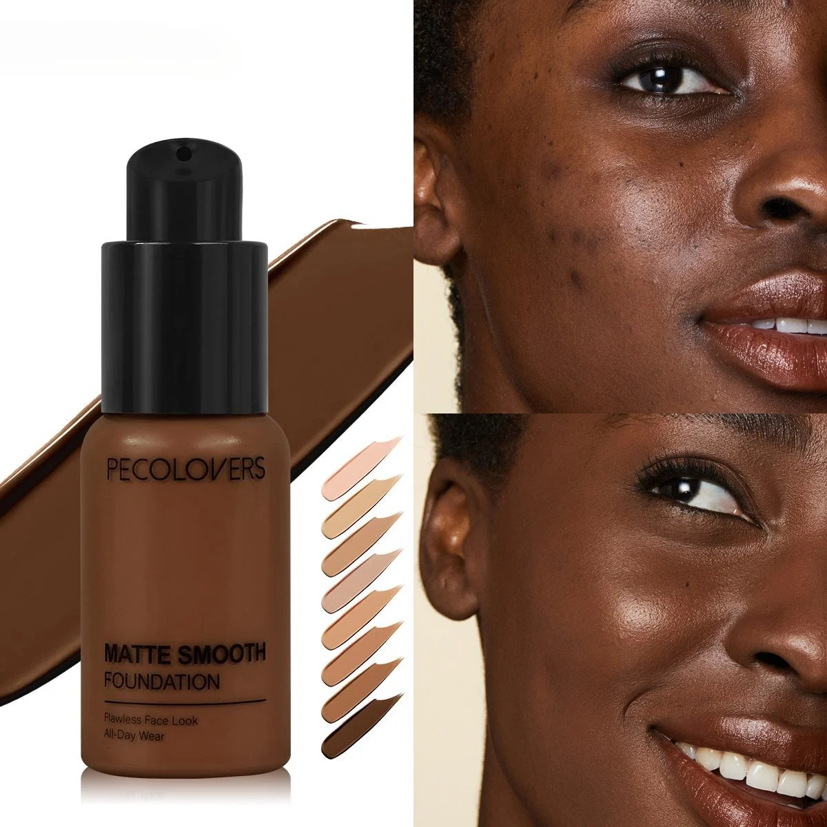 Full Coverage Concealer Foundation - Long-Lasting, Waterproof Natural Matte Finish for Flawless Skin Easy To Create Daily Makeup
Full Coverage Concealer Foundation - Long-Lasting, Waterproof Natural Matte Finish for Flawless Skin Easy To Create Daily Makeup