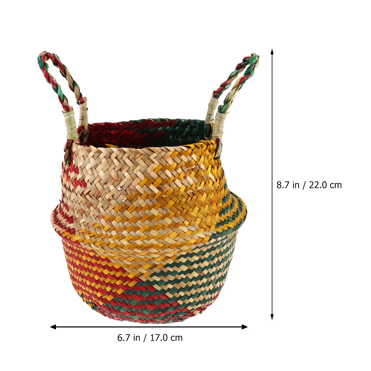 Foldable Flower Basket Storage Bins Woven Straw Plant Nursery Large Capacity Desk Organizer Home Office Kitchen
Foldable Flower Basket Storage Bins Woven Straw Plant Nursery Large Capacity Desk Organizer Home Office Kitchen