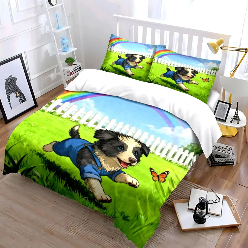 "Dog Playtime Outfit Set" Soft Comfortable Duvet Cover Bedding Set Included 1*Duvet Cover & 2*Pillowcases, gift
"Dog Playtime Outfit Set" Soft Comfortable Duvet Cover Bedding Set Included 1*Duvet Cover & 2*Pillowcases, gift