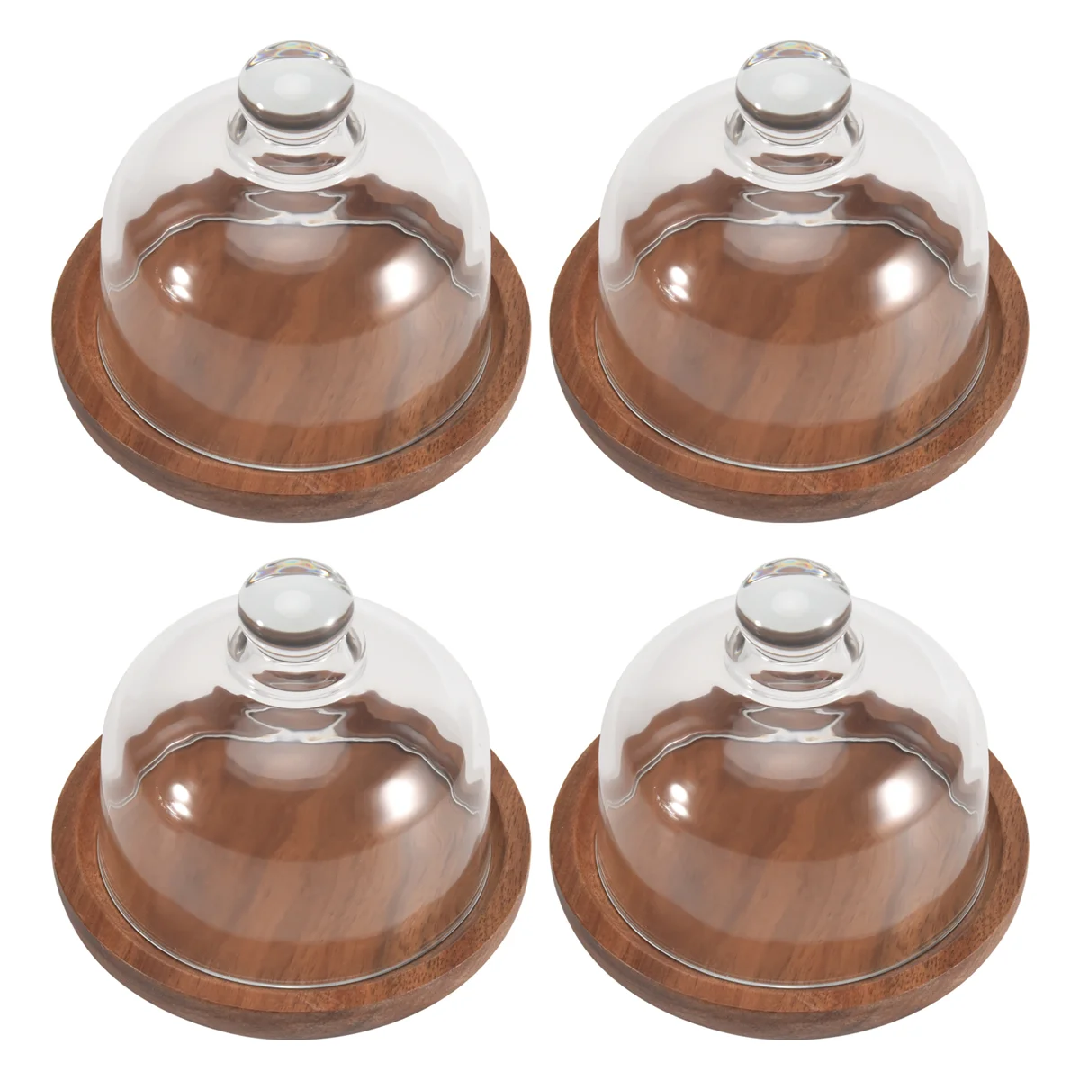 AB35 Multifunctional Mini Dessert Serving Stand Acacia Cake Dish with Dome Lid Platter Cake Plate for Home Hotels(4Pcs)
AB35 Multifunctional Mini Dessert Serving Stand Acacia Cake Dish with Dome Lid Platter Cake Plate for Home Hotels(4Pcs)