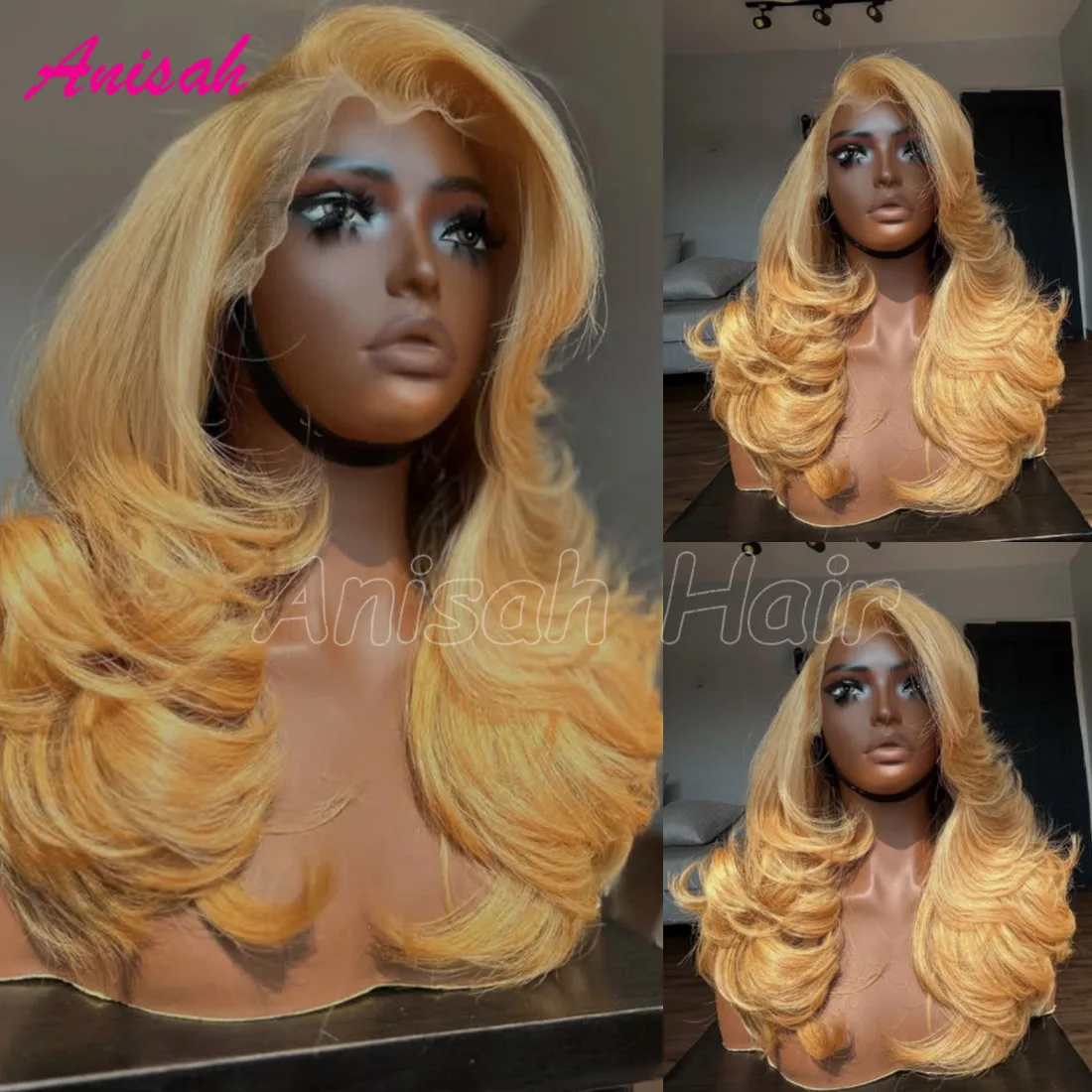 Blonde Colored 13x4 13x6 HD Transparent Lace Front Wig Brazilian Raw Remy Virgin Human Hair Wavy 5X5 Lace Closure Wigs for Women
Blonde Colored 13x4 13x6 HD Transparent Lace Front Wig Brazilian Raw Remy Virgin Human Hair Wavy 5X5 Lace Closure Wigs for Women