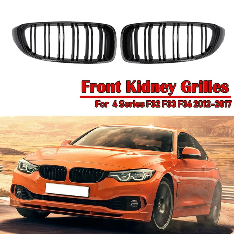 New-Car Dual Slat Front Bumper Kidney Grille Grill for-BMW 4 Series F32 F36 F82 2012-2017
New-Car Dual Slat Front Bumper Kidney Grille Grill for-BMW 4 Series F32 F36 F82 2012-2017