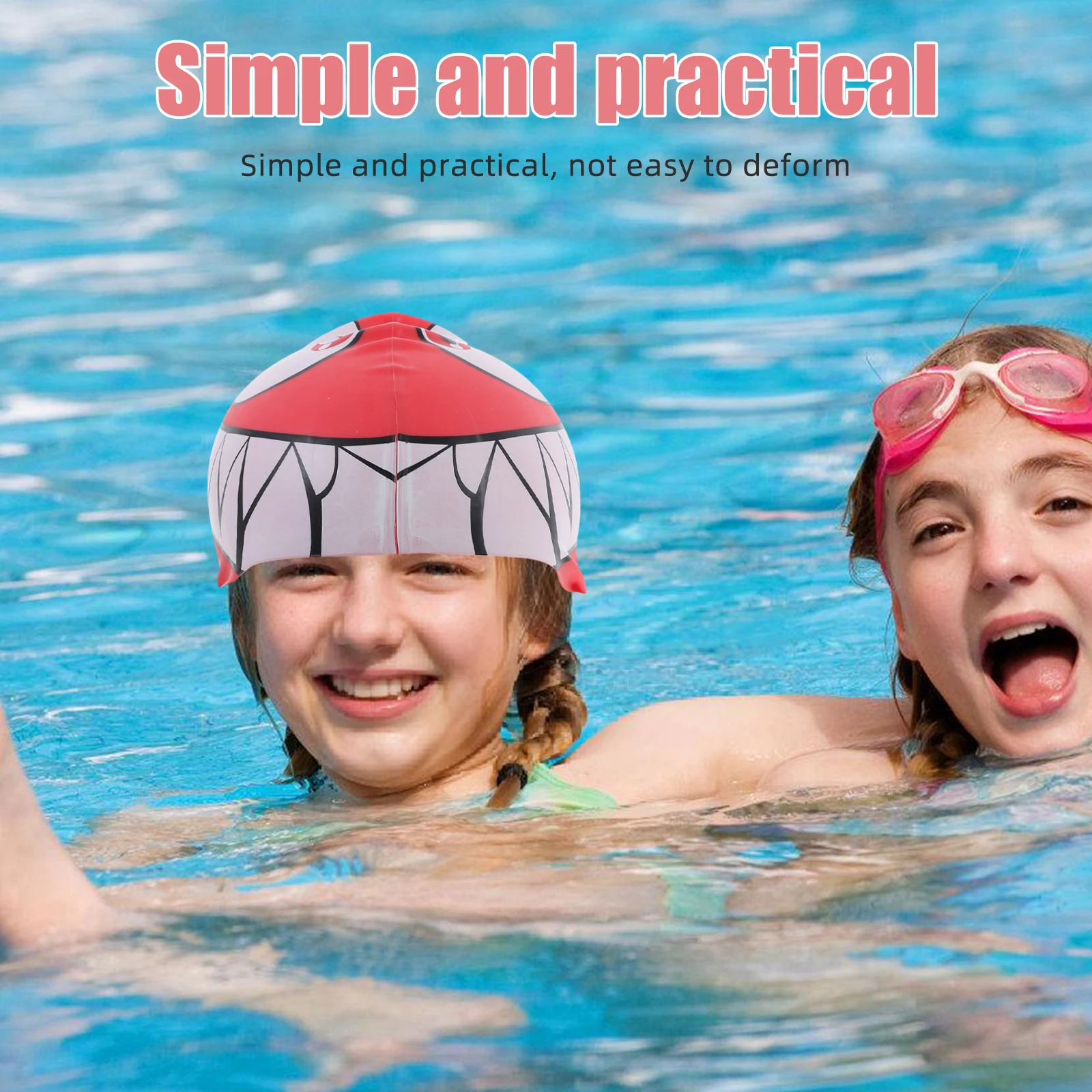Elastic Kids Swimming Cap Fish Pattern Lightweight Flexible Cartoon Shark Waterproof Hat For Children Red Easy
Elastic Kids Swimming Cap Fish Pattern Lightweight Flexible Cartoon Shark Waterproof Hat For Children Red Easy