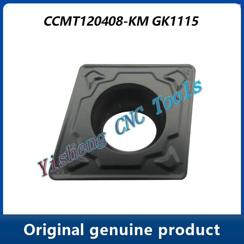 CNC Insert turning tool Original CCMT CCMT120408-KM GK1115 cutting tool Including freight
CNC Insert turning tool Original CCMT CCMT120408-KM GK1115 cutting tool Including freight