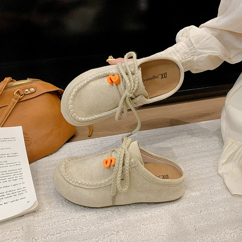 2025 хит продаж, высококачественная матовая женская обувь без шнуровки, летне-осенние новые модные тапочки на толстой подошве
2025 хит продаж, высококачественная матовая женская обувь без шнуровки, летне-осенние новые модные тапочки на толстой подошве