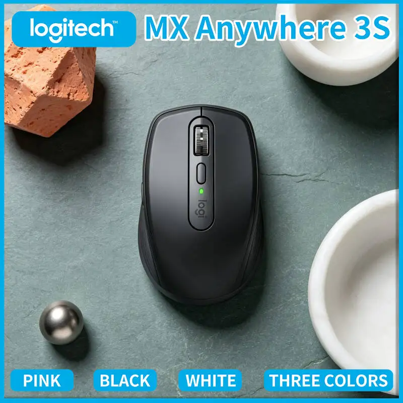 Durable Logitech MX Anywhere 3S Mouse - 8000 DPI Darkfield, Hyper-Scroll, Silent Click, USB-C Fast Charging for Work
Durable Logitech MX Anywhere 3S Mouse - 8000 DPI Darkfield, Hyper-Scroll, Silent Click, USB-C Fast Charging for Work