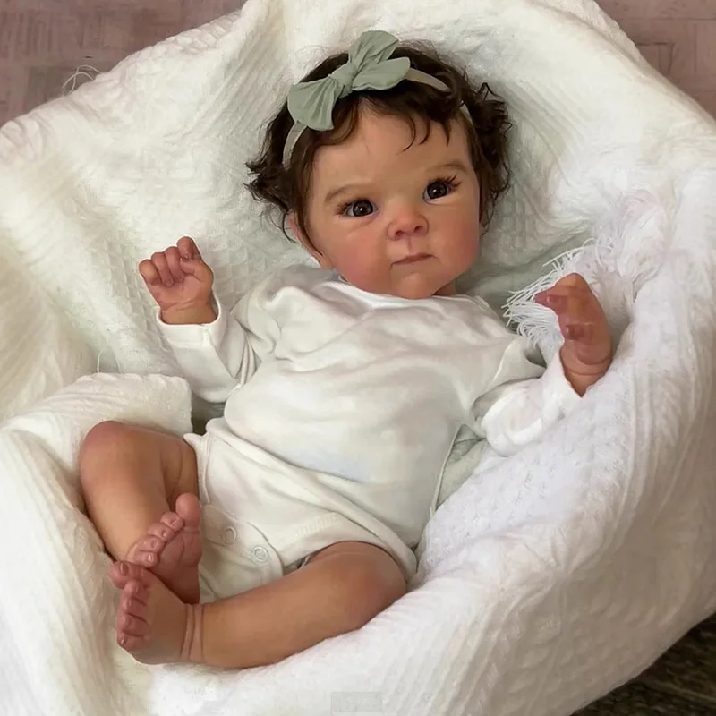 45cm Reborn Baby Dolls Bettie Handmade with 3D Skin Visible Veins Lifelike Soft Touch Gift for Children
45cm Reborn Baby Dolls Bettie Handmade with 3D Skin Visible Veins Lifelike Soft Touch Gift for Children