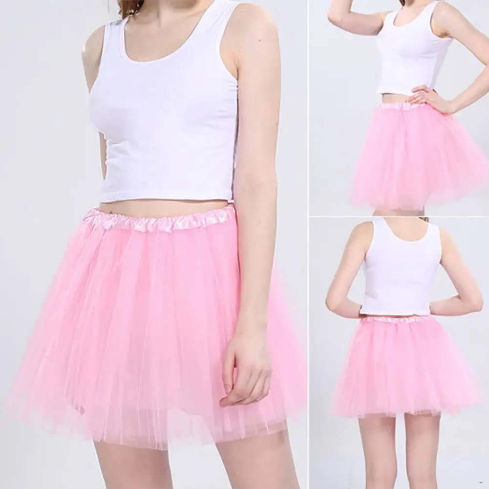 Mesh Outer Layer Skirt Mini Skirt Mesh Layered A-line Skirt Elastic High Waist Short with Lining Solid Color Beach Leisure
Mesh Outer Layer Skirt Mini Skirt Mesh Layered A-line Skirt Elastic High Waist Short with Lining Solid Color Beach Leisure