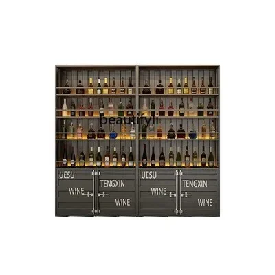 Industrial Wind Container Product Display Cabinet Bar Shelf Modern Floor Storage Decorative Wine Rack
Industrial Wind Container Product Display Cabinet Bar Shelf Modern Floor Storage Decorative Wine Rack