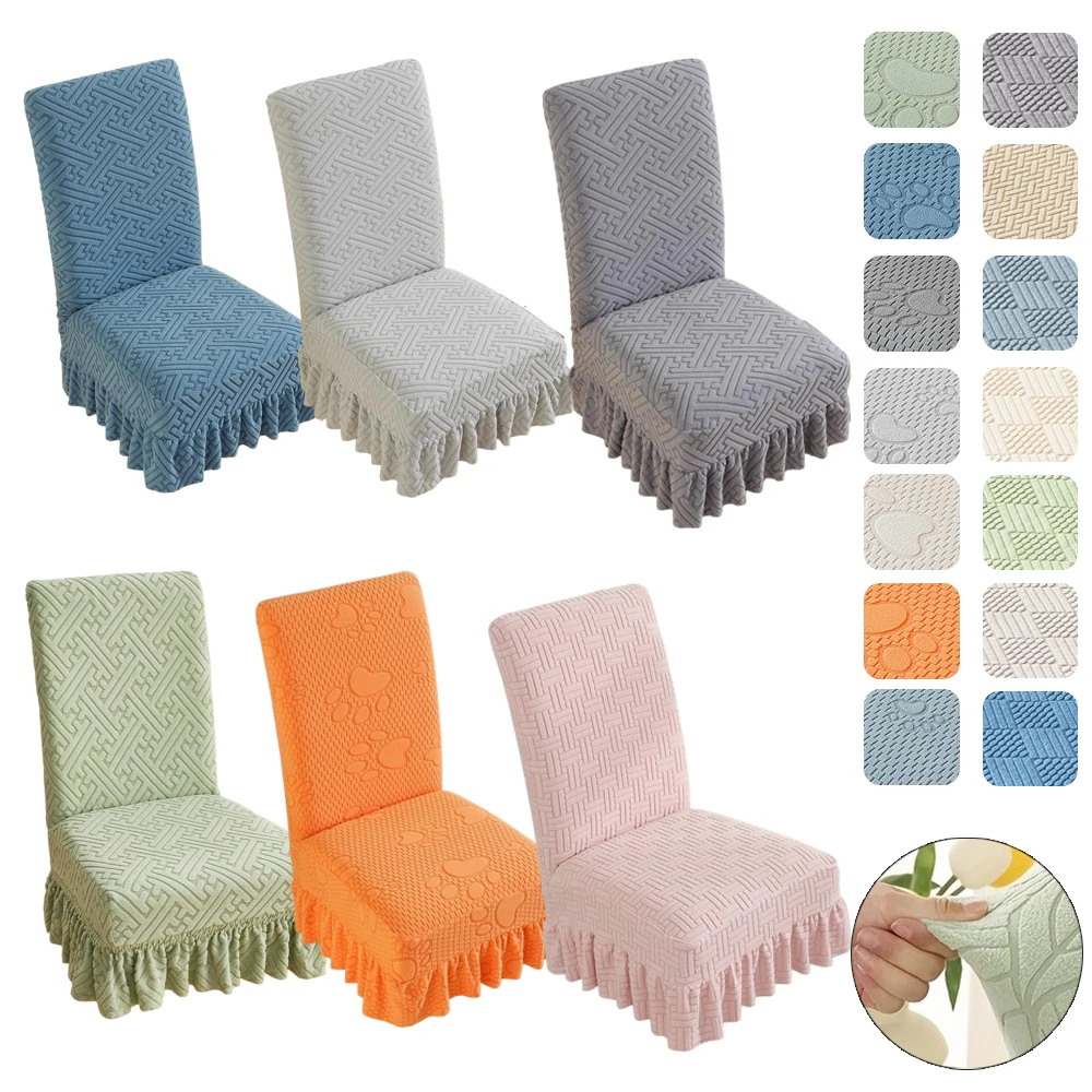 Elastic Covers for Dining Chair Stretch Thick Jacquard for Kitchen Dining Rooms Office Hotel Wedding Banquet Housses De Chaise
Elastic Covers for Dining Chair Stretch Thick Jacquard for Kitchen Dining Rooms Office Hotel Wedding Banquet Housses De Chaise