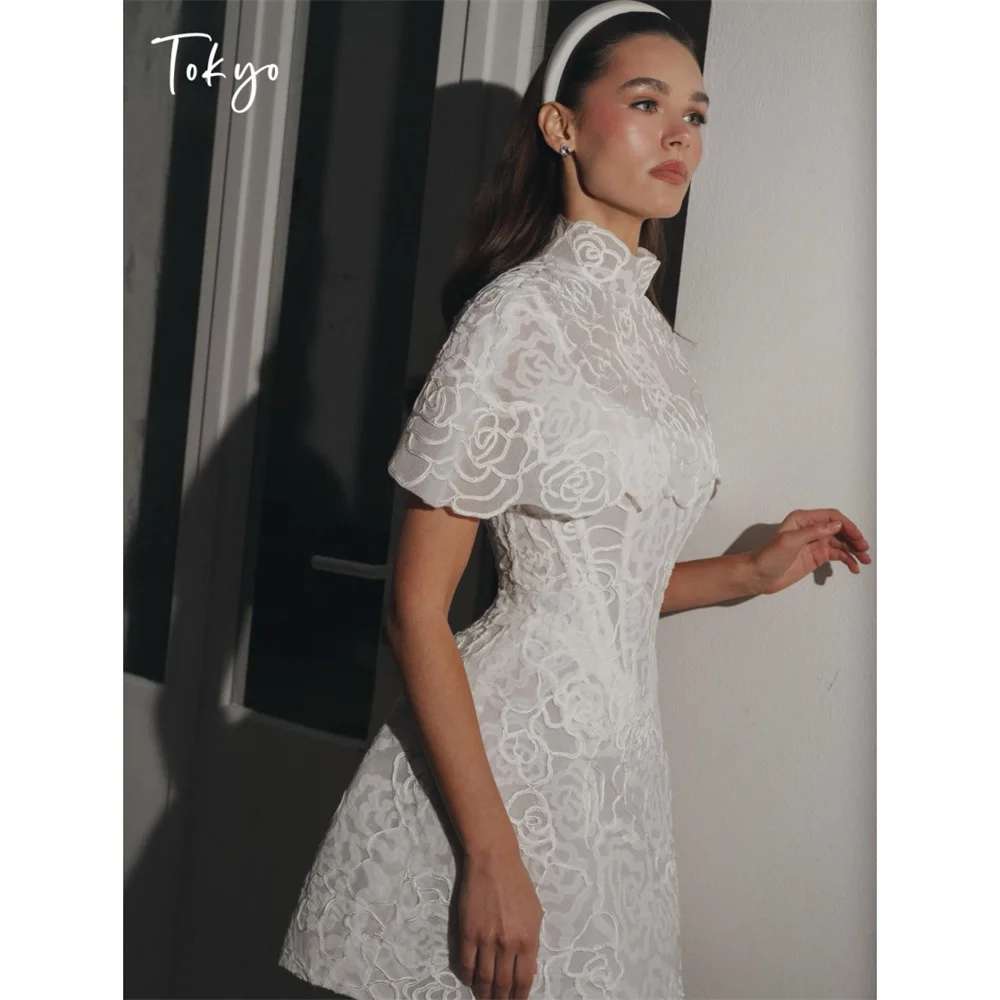 Tokyo Cape Overlay Floral Embroidered Cocktail Party Gown High Neck Slim Fit Homecoming Rose Lace Rehearsal Dinner Dress 2026
Tokyo Cape Overlay Floral Embroidered Cocktail Party Gown High Neck Slim Fit Homecoming Rose Lace Rehearsal Dinner Dress 2026