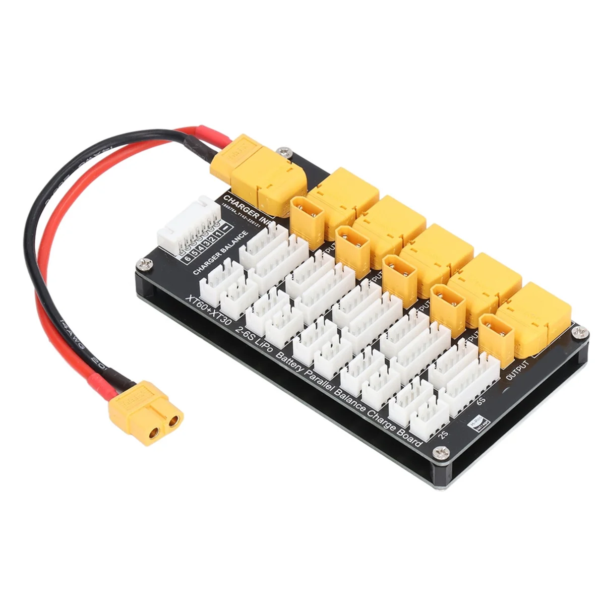 TR-gLipo Battery Charging Board Parallel XT30 XT60 Plug 2‑6S Lithium Batteries for IMAX B6 Charger Electronic
TR-gLipo Battery Charging Board Parallel XT30 XT60 Plug 2‑6S Lithium Batteries for IMAX B6 Charger Electronic
