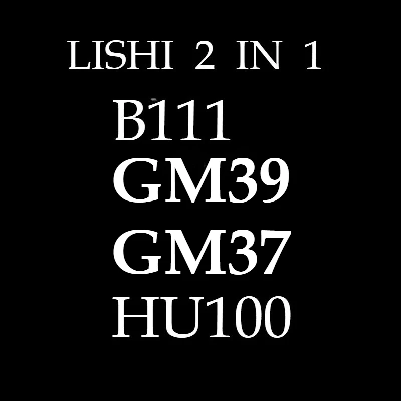 B111 GM37/B106 HU100 GM39 Repair Tool Decoder Lishi Pick for GM FOR HUMMER for GMC For Buick for CADILLA/C Ganzua Key Picking
B111 GM37/B106 HU100 GM39 Repair Tool Decoder Lishi Pick for GM FOR HUMMER for GMC For Buick for CADILLA/C Ganzua Key Picking