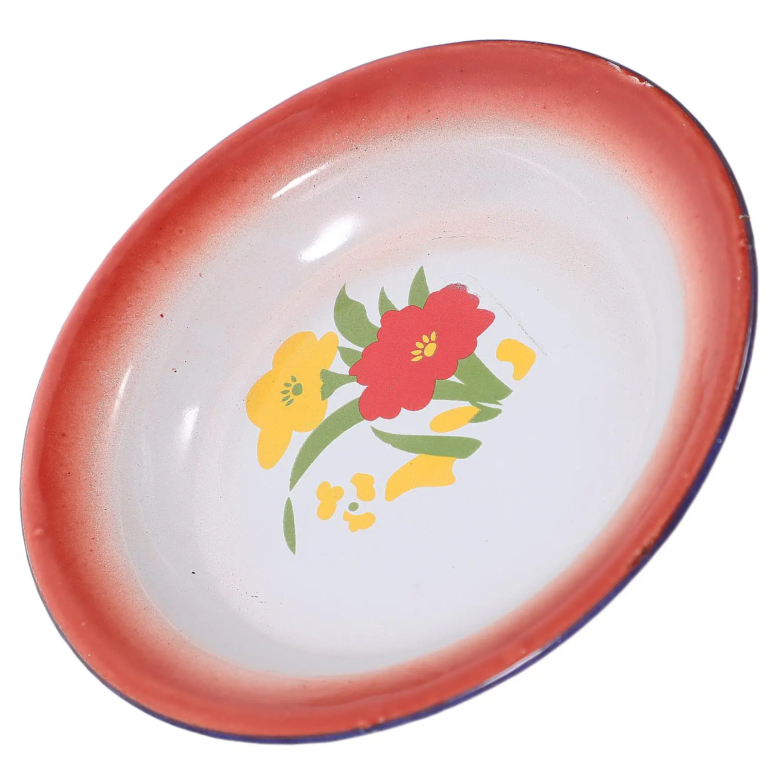 Enamel Plate Vintage Red Flower Design Fruit Washing Food Storing Plates Hotel Restaurant Bar Picnic Round Dinner Tableware
Enamel Plate Vintage Red Flower Design Fruit Washing Food Storing Plates Hotel Restaurant Bar Picnic Round Dinner Tableware
