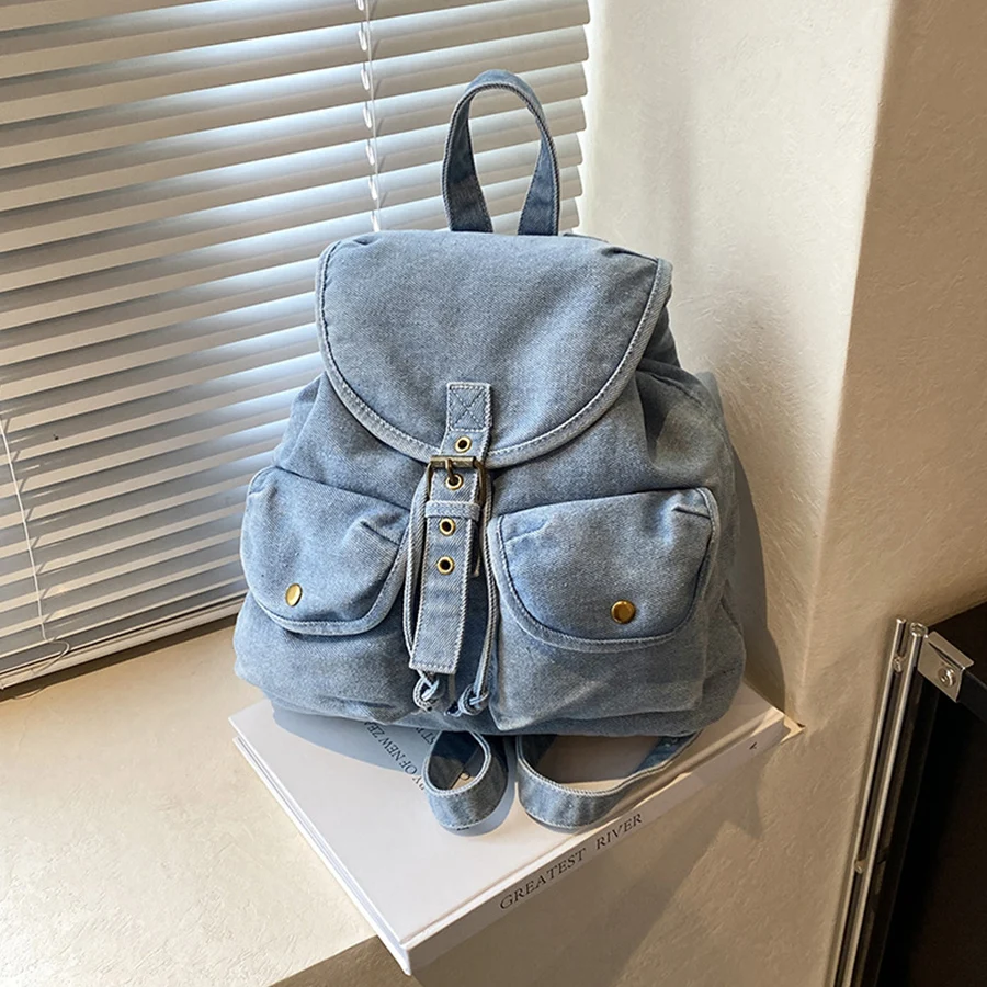 Casual Denim Flip Backpack Women Mochilas Daypack Ladies Vintage Travel Bag Girls School Bags Anti-Theft Rucksack for Woman Sac
Casual Denim Flip Backpack Women Mochilas Daypack Ladies Vintage Travel Bag Girls School Bags Anti-Theft Rucksack for Woman Sac