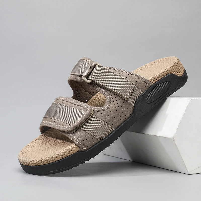 Men's Cork One strap slippers summer soft sole Non slip Quick Dry lightweight comfort casual Slide outdoor Beach pool slippers
Men's Cork One strap slippers summer soft sole Non slip Quick Dry lightweight comfort casual Slide outdoor Beach pool slippers
