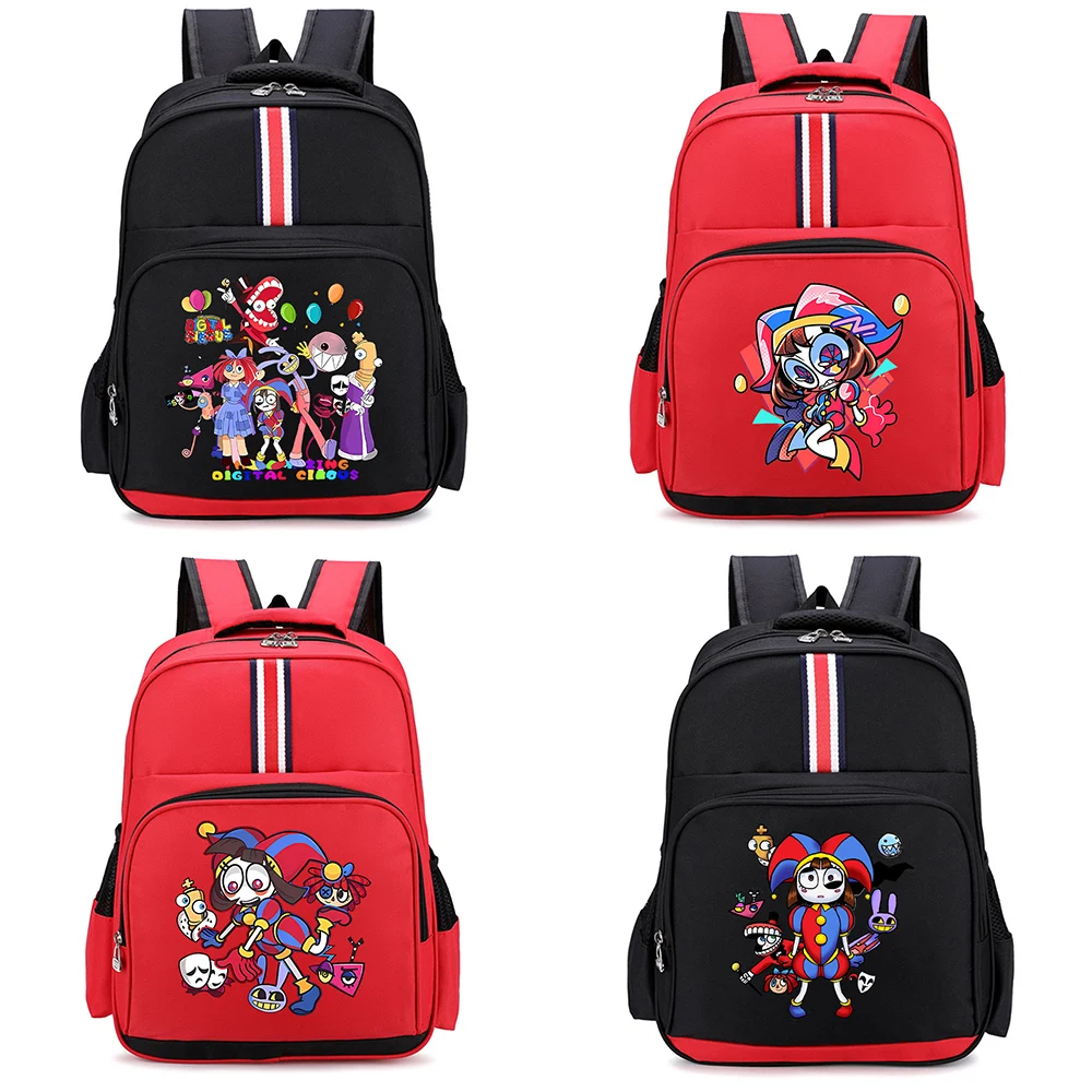 The Amazing Digital Circus Kindergarten Backpack Student Reduced Backpack Anime Kids Backpack Schoolbag Boy Girl Birthday Gifts
The Amazing Digital Circus Kindergarten Backpack Student Reduced Backpack Anime Kids Backpack Schoolbag Boy Girl Birthday Gifts