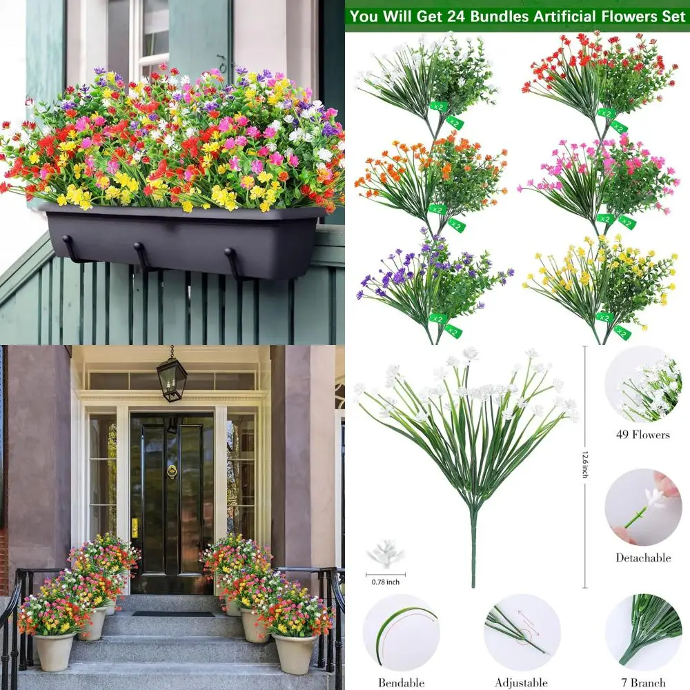 Искусственные цветы для улицы и дома, подвесные кашпо для сада, веранды, оконных ящиков, декора интерьера, свадеб
Искусственные цветы для улицы и дома, подвесные кашпо для сада, веранды, оконных ящиков, декора интерьера, свадеб