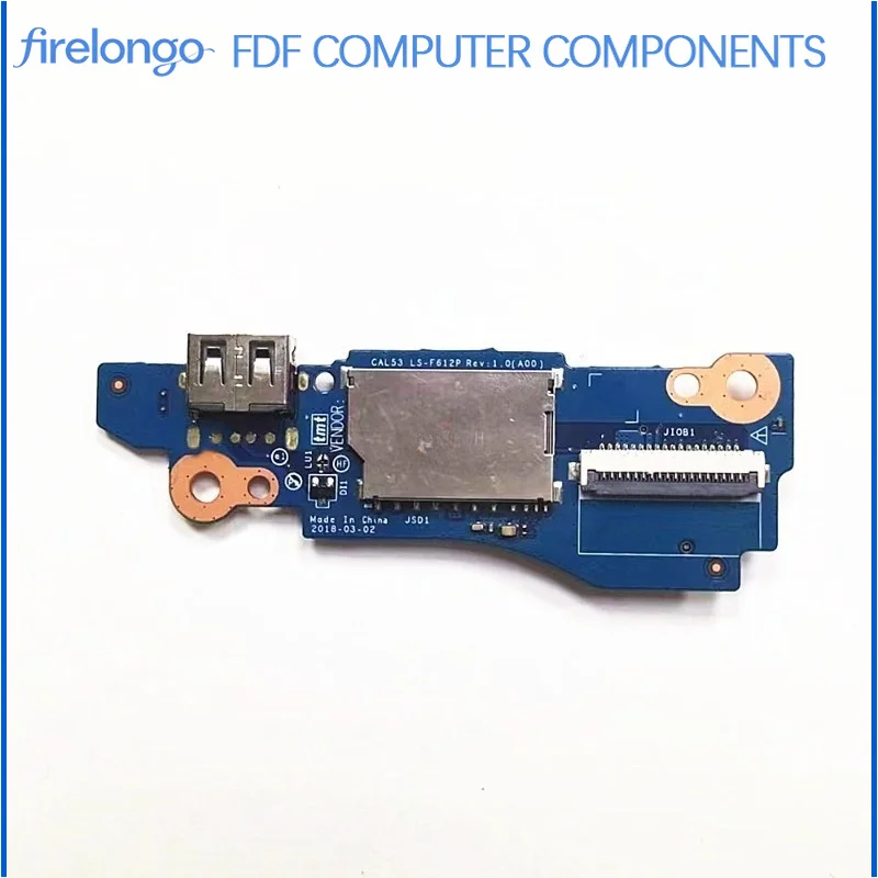 New for DELL G3 3579 3779 USB SD Card Slot CMOS Daughter Board LS-F612P Replacement
New for DELL G3 3579 3779 USB SD Card Slot CMOS Daughter Board LS-F612P Replacement