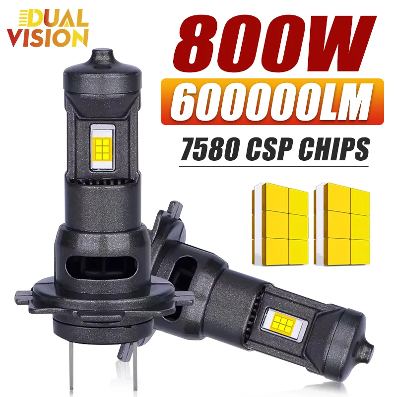 Dualvision 2 шт. светодиодные фары H7 H11 9005 9006 800 Вт 600000LM Автомобильный свет 7580 CSP Чип STG Hi/Lo Beam 6000K Мини-лампа Plug&Play
Dualvision 2 шт. светодиодные фары H7 H11 9005 9006 800 Вт 600000LM Автомобильный свет 7580 CSP Чип STG Hi/Lo Beam 6000K Мини-лампа Plug&Play